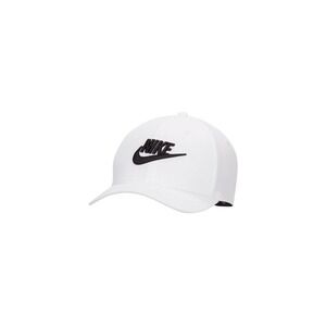 Nike Rise Stretch Fit Cap White Black Futura Logo Hat Medium Large 196606813318